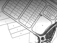 Plano del parque empresarial de Pazos